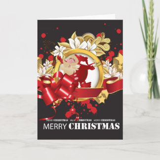 Festividades Cartão de Vazio para Papai Noel Incorporado