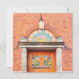 Festividades Cartão de Vestígio de Porta Dinamarquesa