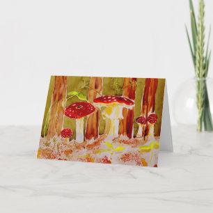 Festividades Cartão de visita à Amanita Muscaria