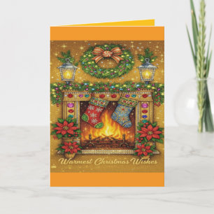 Festividades Cartão Decorativo de Natal