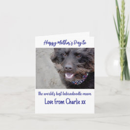 Festividades Cartão do dia das mães para a melhor mãe de labrad
