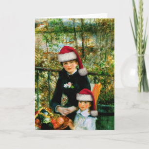 Festividades Cartão do papai noel de Renoir