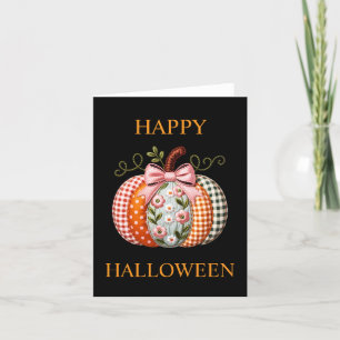 Festividades Cartão Dobrável de Feriado de Abóbora de Halloween