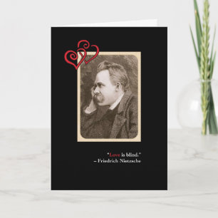 Festividades Cartão doce #1 do dia dos namorados de Nietzsche