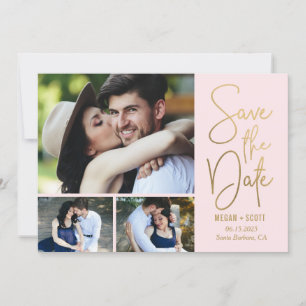 Festividades Cartão EDITÁVEL DE COR de Save The Date de Escrita