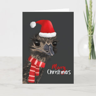 Festividades Cartão Emu de Natal Australiano