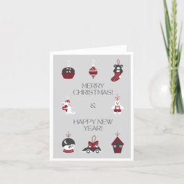 Festividades Cartão Feliz de Natal