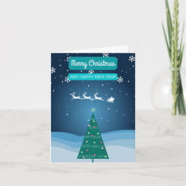 Festividades Cartão Feliz de Natal