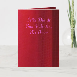 Festividades Cartão - Feliz Día de San Valentín, MI Amor - R