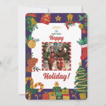 Cartão Feliz Natal de Férias