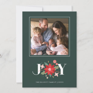 Festividades Cartão Feriado de Joy Flourish - Pinho