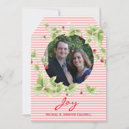 Festividades Cartão Festivo de Férias e Berries