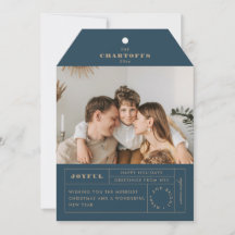 Cartão Festivo de Férias Planas