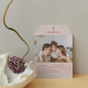 Festividades Cartão Festivo de Férias Planas