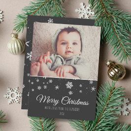 Festividades Cartão Festivo Moderno de Natal Feliz