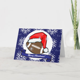 Festividades Cartão - Futebol de Papais noeis Decorativos