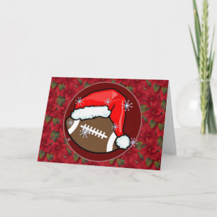 Festividades Cartão - Futebol de Papais noeis Decorativos