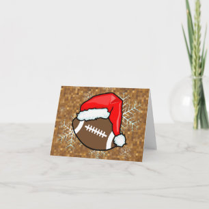 Festividades Cartão - Futebol de Papais noeis Decorativos