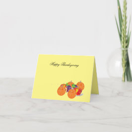 Festividades Cartão G Feriado: Bênção de Ação de Graças