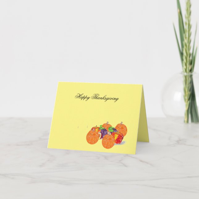 Festividades Cartão G Feriado: Bênção de Ação de Graças (Frente)