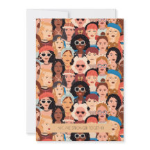 Cartão Internacional de Saudação do Dia da Mulher 