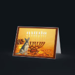 Festividades Cartão   Menorah3 de Chanukah do german shepherd<br><div class="desc">Recordar a família e os amigos durante a estação de Chanukah é uma maneira maravilhosa de permanecer em contacto com as pessoas que você ama e se importa aproximadamente. Eu criei estes cartões de Chanukah do cão com amor e o cuidado e eu somos certos que qualquer um que ama...</div>