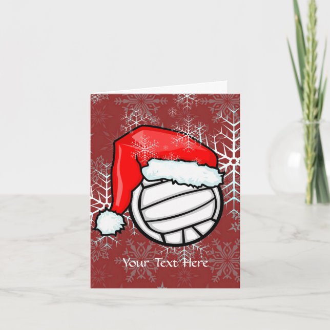 Festividades Cartão - Natal de Voleibol (Frente)