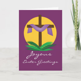Festividades Cartão Personalizado de Saudações de Páscoa Joyy