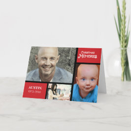 Festividades Cartão Personalizável para Memórias de Foto de Nat