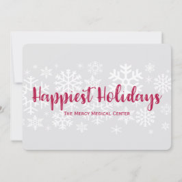 Festividades Cartão plano de feriados mais felizes para a empre