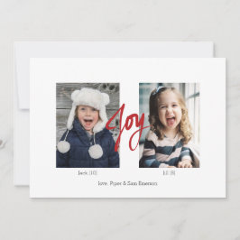 Festividades Cartão plano de fotos do feriado de Natal 2