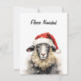 Festividades Cartão Plano de Natal Fleece Navidad