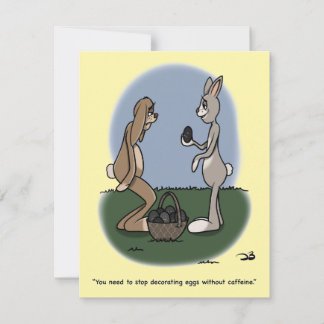 Festividades Cartão Plano de Ovos de Páscoa