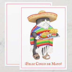 Festividades Cartão plano WENDELITO Cinco de Mayo 6.5x8.75