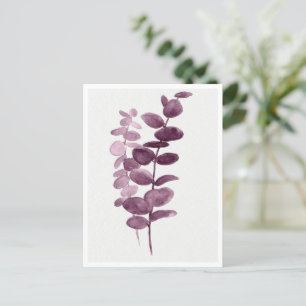 Festividades Cartão postal - Aquarelas de Eucalipto