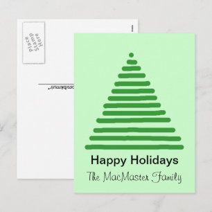 Festividades Cartão postal - Árvore de Natal