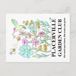 Festividades Cartão Postal com Projeto de Jardim