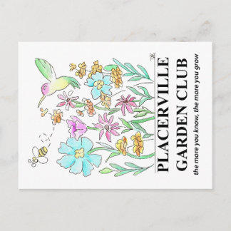 Festividades Cartão Postal com Projeto de Jardim