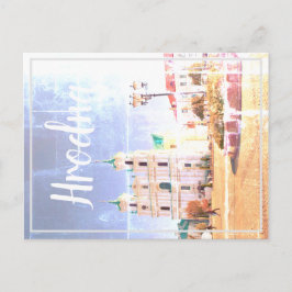 Festividades Cartão postal da Arquitetura de Belarus Hrodna Gro