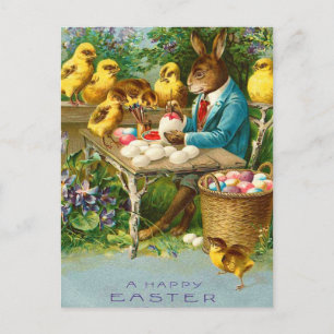 Festividades Cartão postal da Páscoa de Vintage