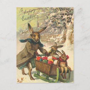 Festividades Cartão postal da Páscoa de Vintage