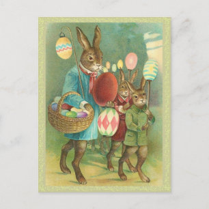 Festividades Cartão postal da Páscoa de Vintage