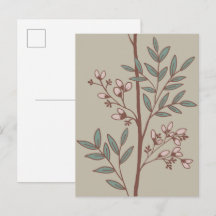 Cartão Postal de Arte Floral de Pétala Sonho Flora