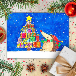 Festividades cartão postal de ÁRVORE DE NATAL por Nicole Janes