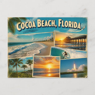 Festividades Cartão postal de Cocoa Beach, Flórida