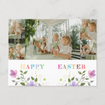 Cartão postal de colagem de fotos personalizadas d