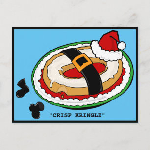 FESTIVIDADES CARTÃO POSTAL DE CRISP KRINGLE, CRISP CRISP CHRIS