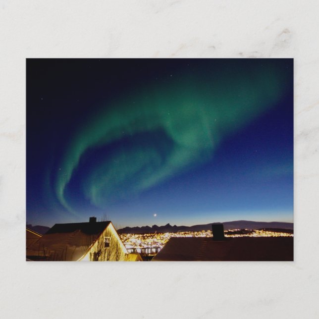 Festividades Cartão postal de Feriado da Cidade Aurora (Frente)