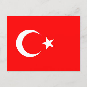 Festividades Cartão postal de Feriado de Bandeira da Turquia