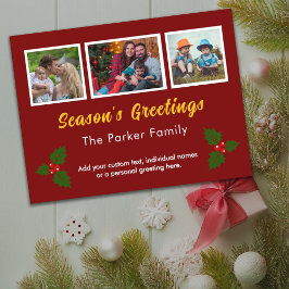 Festividades Cartão postal de Feriado de Colagem do Instagram d